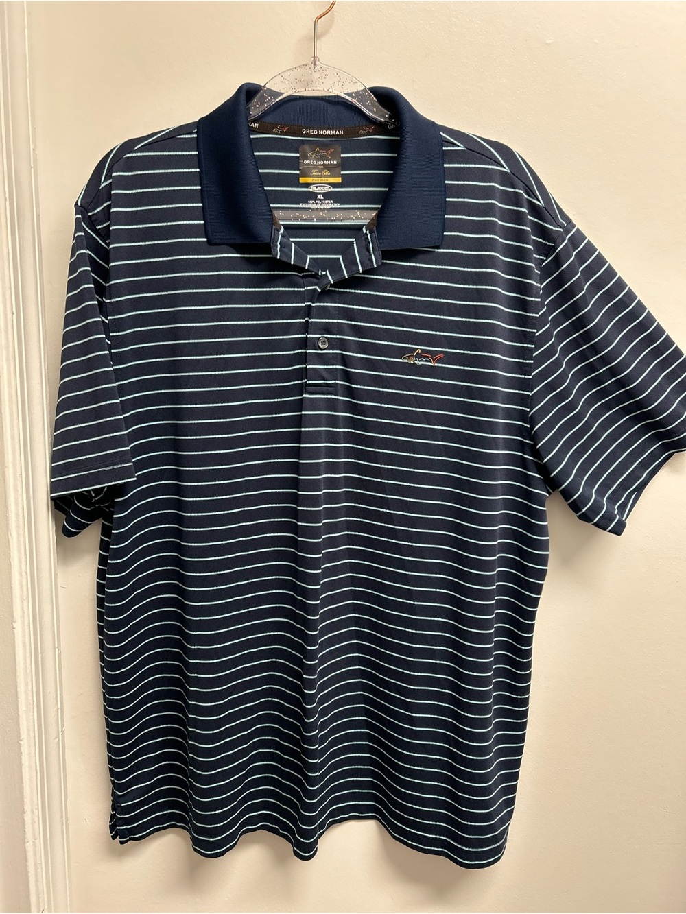 Greg Norman for Tasso Elba Five Iron Stay Dry Golf Polo XL
